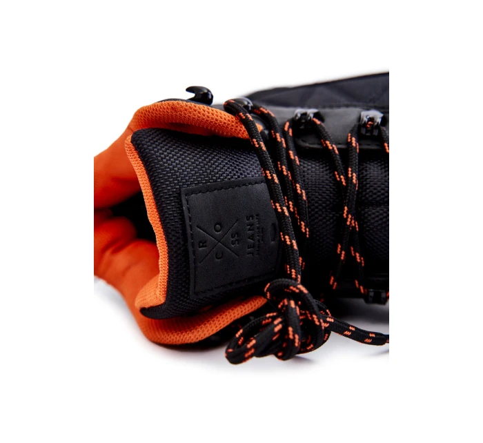 Pánské zateplené trekové boty Cross Jeans KK1R4018C černe
