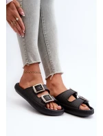 Dámské gumové pantofle model 21661686 Černé - Zaxy