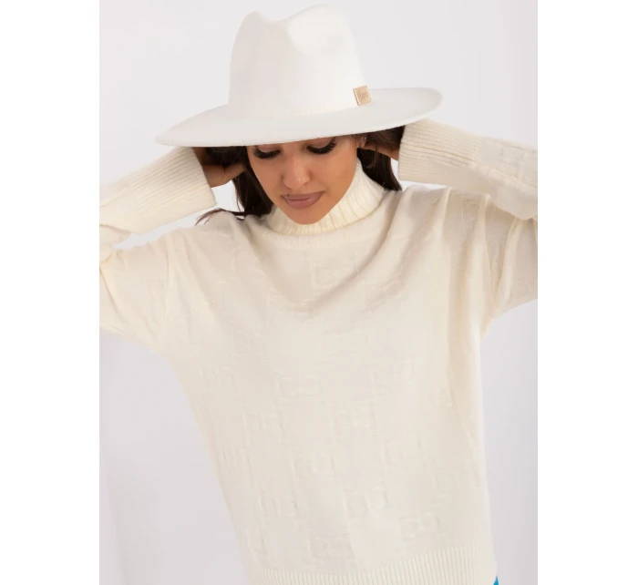 Sweter AT SW ecru model 20459144 - FPrice Sweter AT SW ecru model 20459144 - FPrice