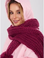 Szalik AT SZ S model 21954323 bordowy - FPrice