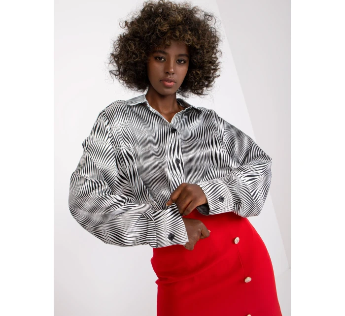 Dámská košile-LK-KS-508891-1.55P-bílá-černá