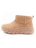 Skechers dámské zimní kotníkové boty zateplené kožené hnědé dámské