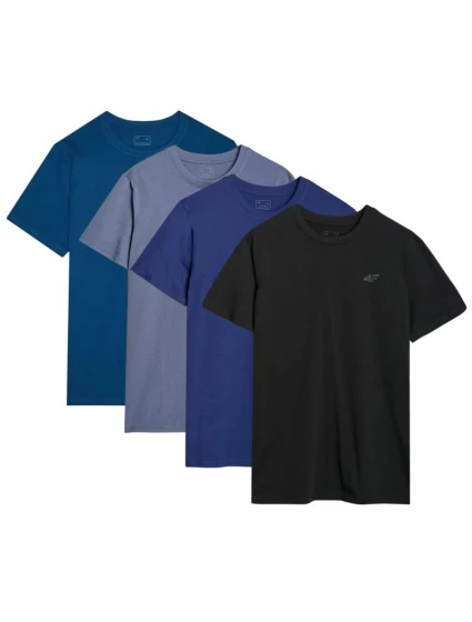 Pánské tričko (sada 4 triček) 4F 4P-SS-4FWMM00TTSHM2256-90S 4PAK