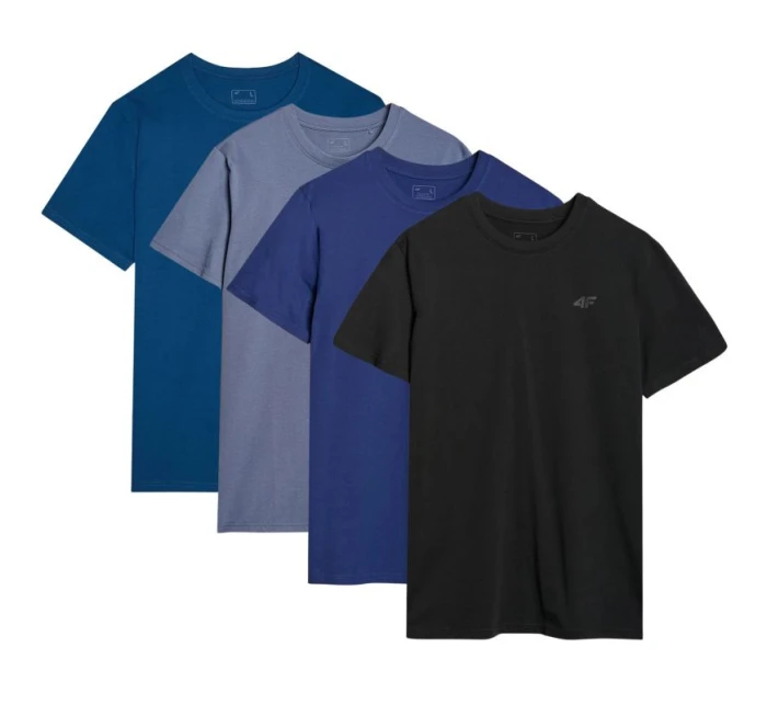 Pánské tričko (sada 4 triček) 4F 4P-SS-4FWMM00TTSHM2256-90S 4PAK