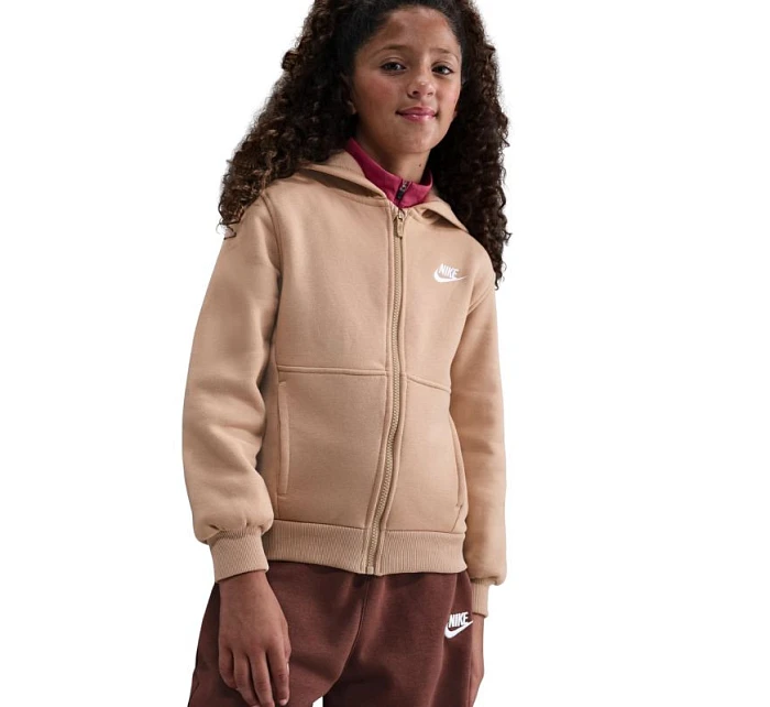 Dětská mikina Sportswear Club Fleece beige model 22060161 200 - NIKE