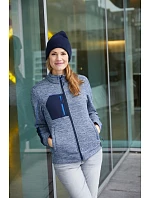 JN Dámská pletená fleecová bunda 02. navy model 22532554 - Daiber JN Dámská pletená fleecová bunda 02. navy model 22532554 - Daiber
