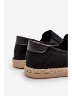 Pánské espadrilky s pletením černé model 21666705 - EVENTO
