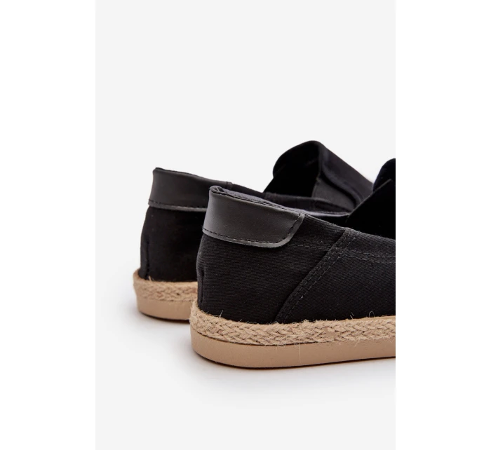 Pánské espadrilky s pletením černé model 21666705 - EVENTO