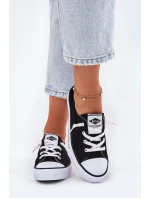Dámské Textilní Tenisky model 21693750 Černé - Lee Cooper Dámské Textilní Tenisky model 21693750 Černé - Lee Cooper