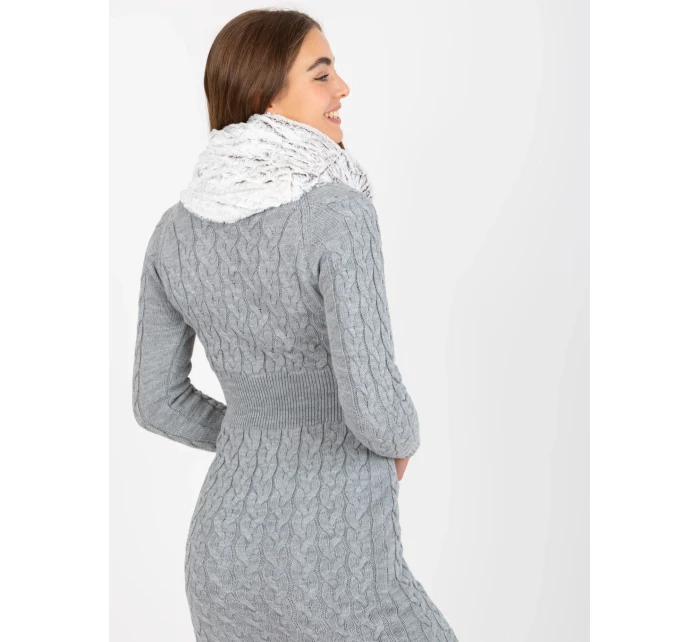 Tunelová šála AT KM model 21370601 bílá - FPrice Tunelová šála AT KM model 21370601 bílá - FPrice