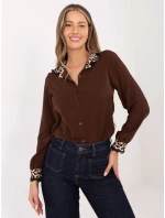 Koszula MI KS model 21786329 brązowy - FPrice