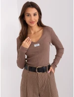 Bluzka RV BZ model 18969995 brązowy - FPrice Bluzka RV BZ model 18969995 brązowy - FPrice