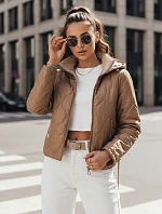 Dámská prošívaná bunda MAXWELL beige FashionStreet TY4110