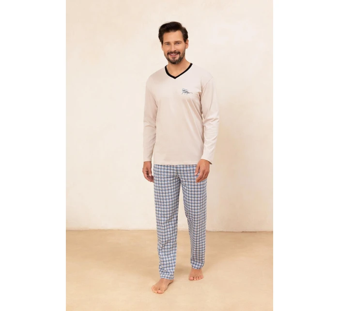 Pyžamo model 21241387 long/r MXL Z25/26 pánské - Regina