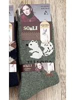 Ponožky SO&LI vzor 12 Angora model 22353492 - WiK