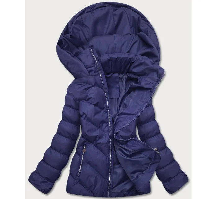 KRÓTKA ZIMOWA KURTKA DAMSKA GRANATOWA model 21244528 - J.STYLE KRÓTKA ZIMOWA KURTKA DAMSKA GRANATOWA model 21244528 - J.STYLE