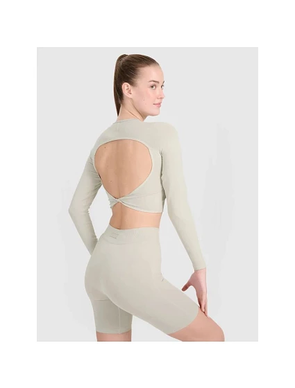 Dámské tričko  s a dlouhým rukávem s výřezem na zádech model 21882730 - 4F