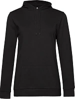 B&C #Hoodie /women Dámská mikina s kapucí 01.W04W black pure