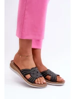 Pohodlné Dámské Žabky S  Černé model 21664611 - Inblu
