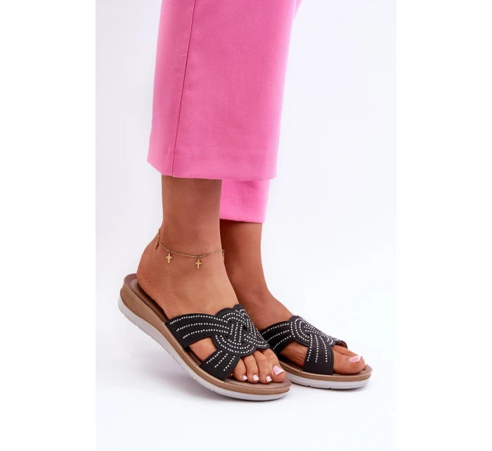 Pohodlné Dámské Žabky S  Černé model 21664611 - Inblu