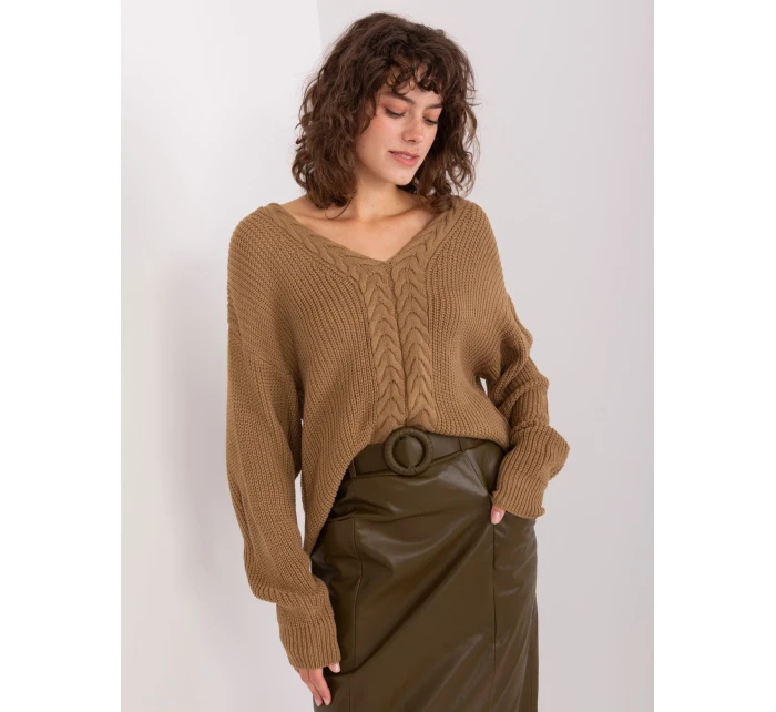 BA SW 8028 jumper.36P velbloud