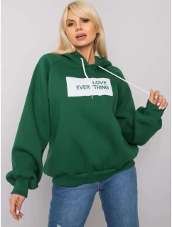 Mikina EM BL 651/2.41X tmavě zelená