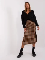 Spódnica LK SD  camelowy model 18997417 - FPrice