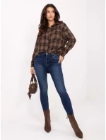 Spodnie jeans SP  ciemny niebieski model 21734265 - FPrice