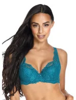 Dámská podprsenka M-3344/22 Cora Tmavě tyrkysová - Mat