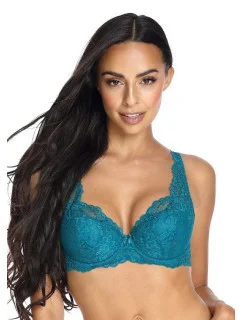 Dámská podprsenka M-3344/22 Cora Tmavě tyrkysová - Mat