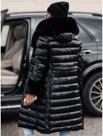 Dámský prošívaný zimní kabát HORIZON černý FashionStreet TY4749