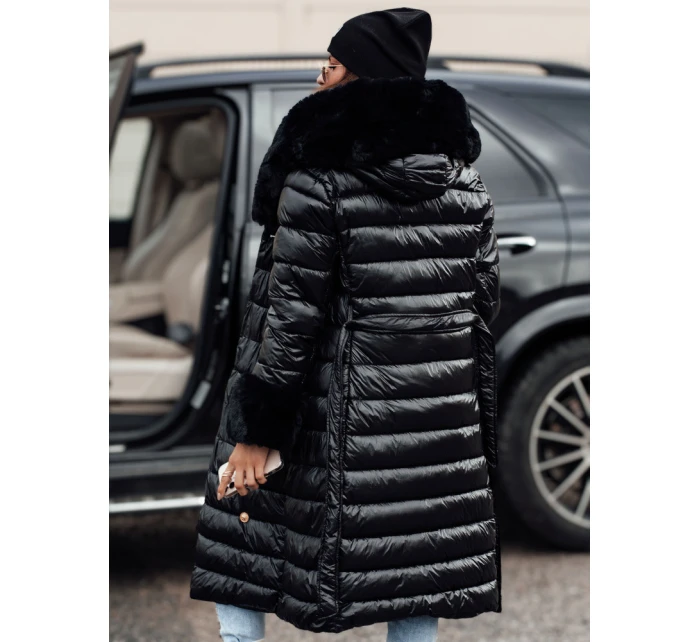 Dámský prošívaný zimní kabát HORIZON černý FashionStreet TY4749