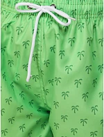 Pánské plavecké šortky v palmově zelené barvě FashionStreet SX2585 Pánské plavecké šortky v palmově zelené barvě FashionStreet SX2585