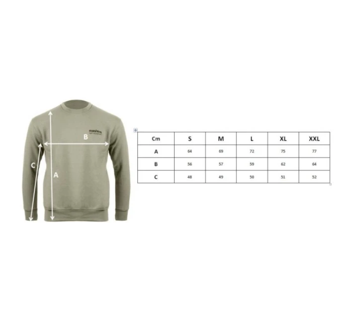 Pánská mikina MASTERS BM-MFE zelená