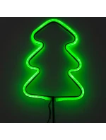 NEON GREEN CHOIN 87 LED BATERIE 16x91CM LUCA