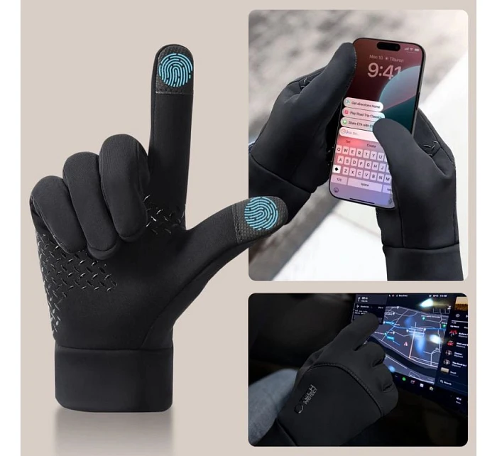 Rukavice s L černé model 22083489 - Tech-Protect Rukavice s L černé model 22083489 - Tech-Protect