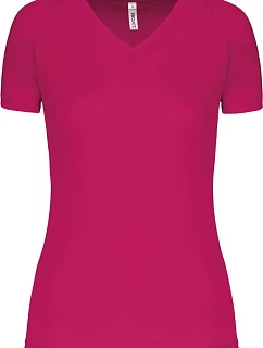 PA 477 Dámské sportovní tričko s výstřihem do V model 22513256 fuchsia - Kariban ProAct