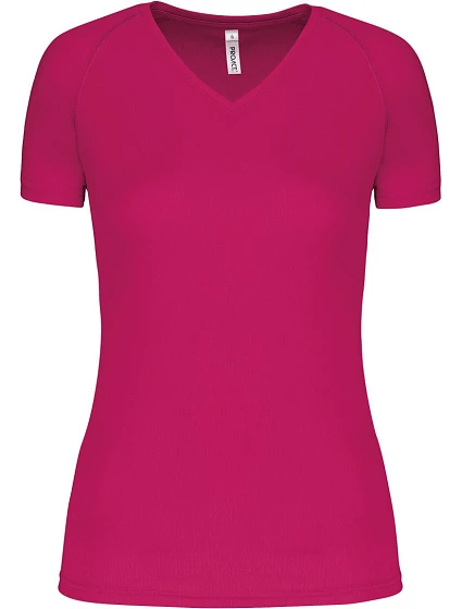 Kariban ProAct PA 477 Dámské sportovní tričko s výstřihem do V 20.P477 fuchsia Kariban ProAct PA 477 Dámské sportovní tričko s výstřihem do V 20.P477 fuchsia