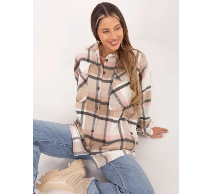 Košile DN KS 3841.02 černá a béžová