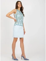 Šaty NU SK světle modrá model 21049382 - FPrice Šaty NU SK světle modrá model 21049382 - FPrice