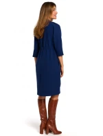 S189 Blejzrové šaty - tmavě modré