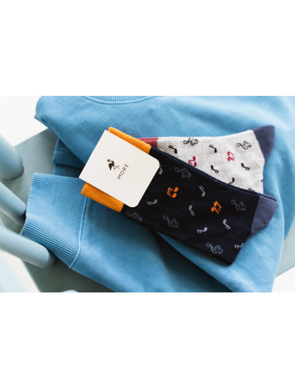 tmavě modré ponožky Více model 18025955 - More