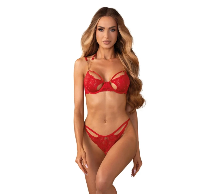 Dámský set červený  model 21494797 - Obsessive