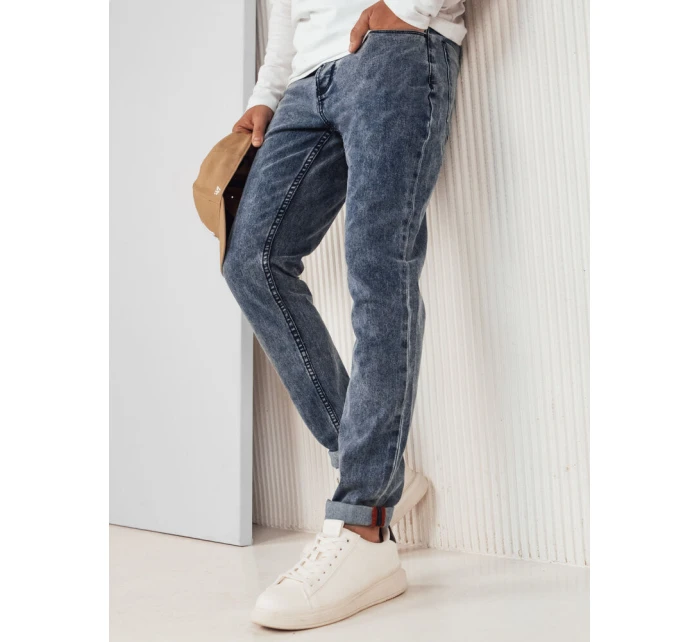 Pánské tmavě modré džínové kalhoty FashionStreet UX4234
