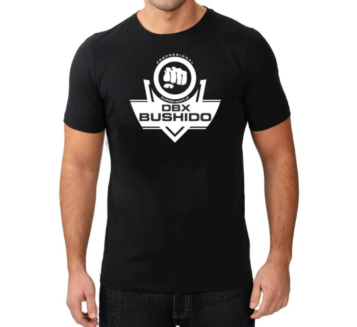 CLASSIC BRAND WHITE T-Shirt Cotton DBX BUSHIDO KT10-M pánské