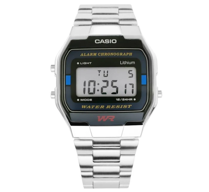 CASIO A163WA-1QES Unisex hodinky + BOX CASIO A163WA-1QES Unisex hodinky + BOX