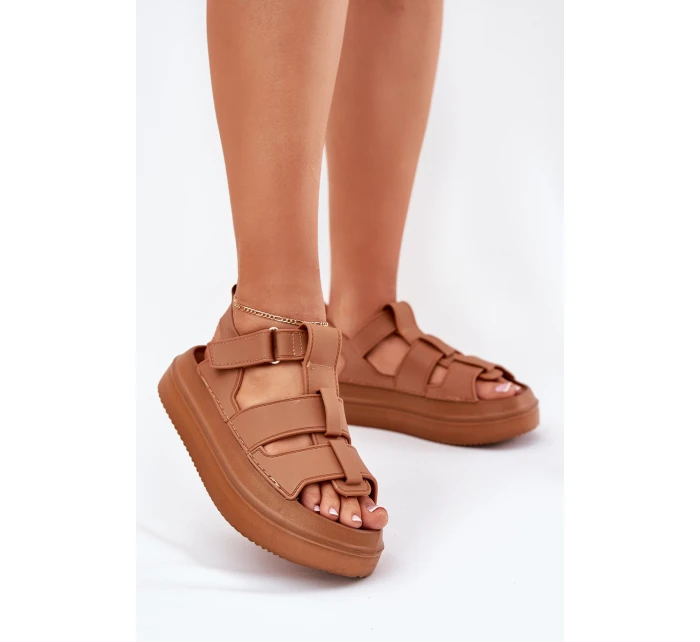 Dámské Sandály Na Platformě Camel Nitavelia Dámské Sandály Na Platformě Camel Nitavelia