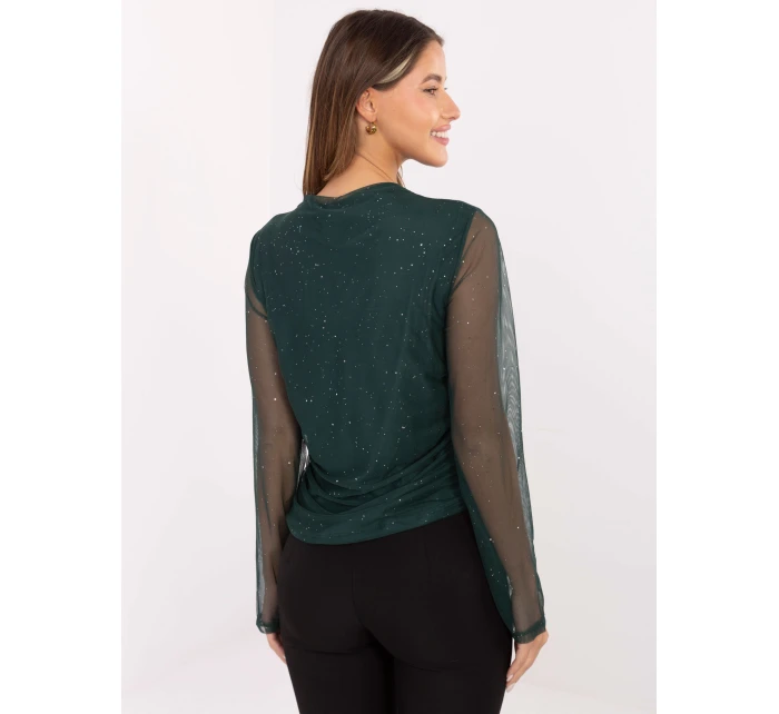 Bluzka IT BZ model 21480305 ciemny zielony - FPrice Bluzka IT BZ model 21480305 ciemny zielony - FPrice