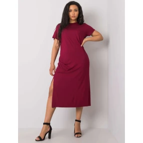 Šaty RV SK model 21365423 kaštanová - FPrice Šaty RV SK model 21365423 kaštanová - FPrice