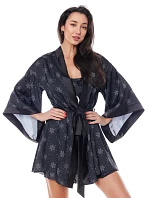 Krásný župan Aster robe black - Anais